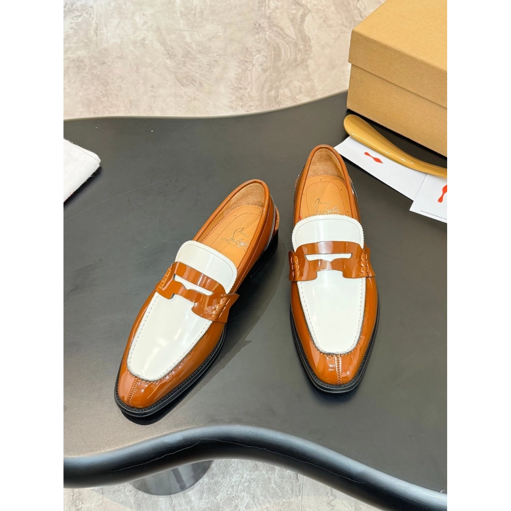 Christian Louboutin leather shoes 095,Oxfords,Christian Louboutin Sneakers,Luxury Shoes