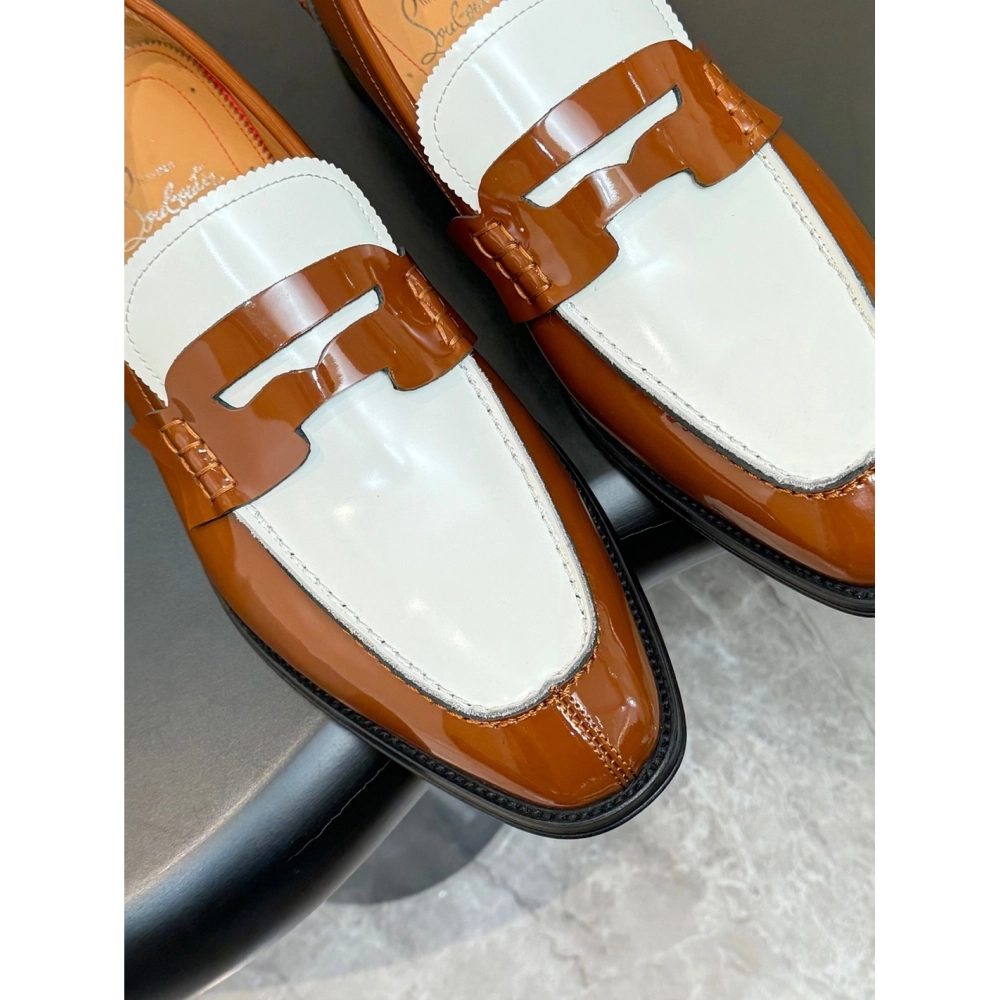 Christian Louboutin leather shoes 095,Oxfords,Christian Louboutin Sneakers,Luxury Shoes