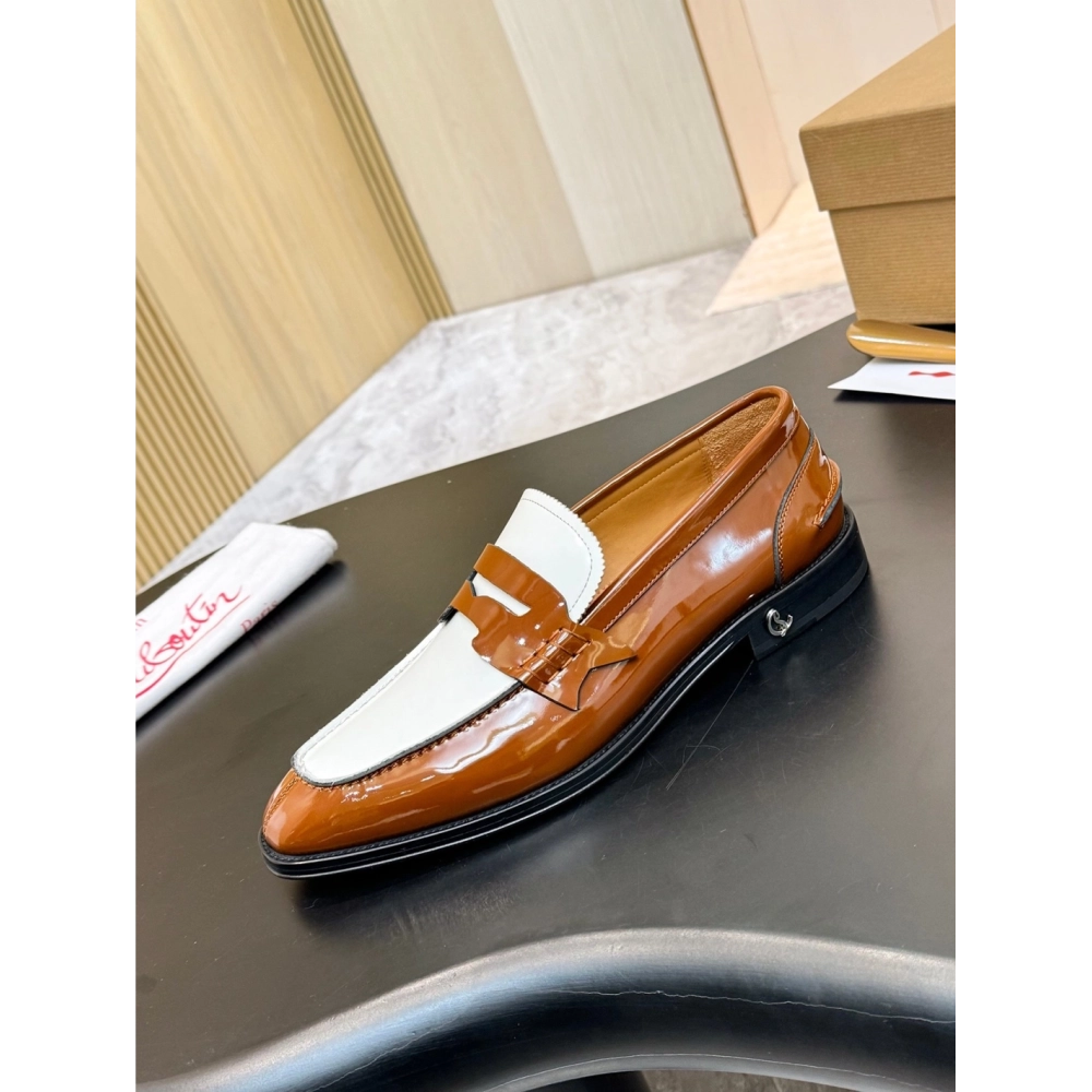 Christian Louboutin leather shoes 095,Oxfords,Christian Louboutin Sneakers,Luxury Shoes