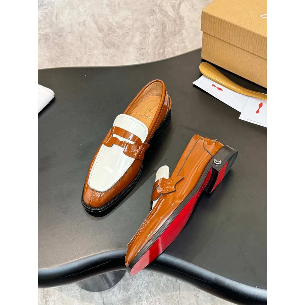 Christian Louboutin leather shoes 095,Oxfords,Christian Louboutin Sneakers,Luxury Shoes