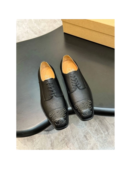 Christian Louboutin leather shoes 098,Oxfords,Christian Louboutin Sneakers,Luxury Shoes