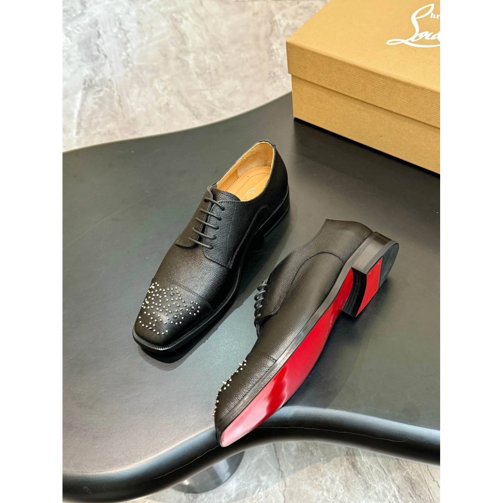 Christian Louboutin leather shoes 098,Oxfords,Christian Louboutin Sneakers,Luxury Shoes