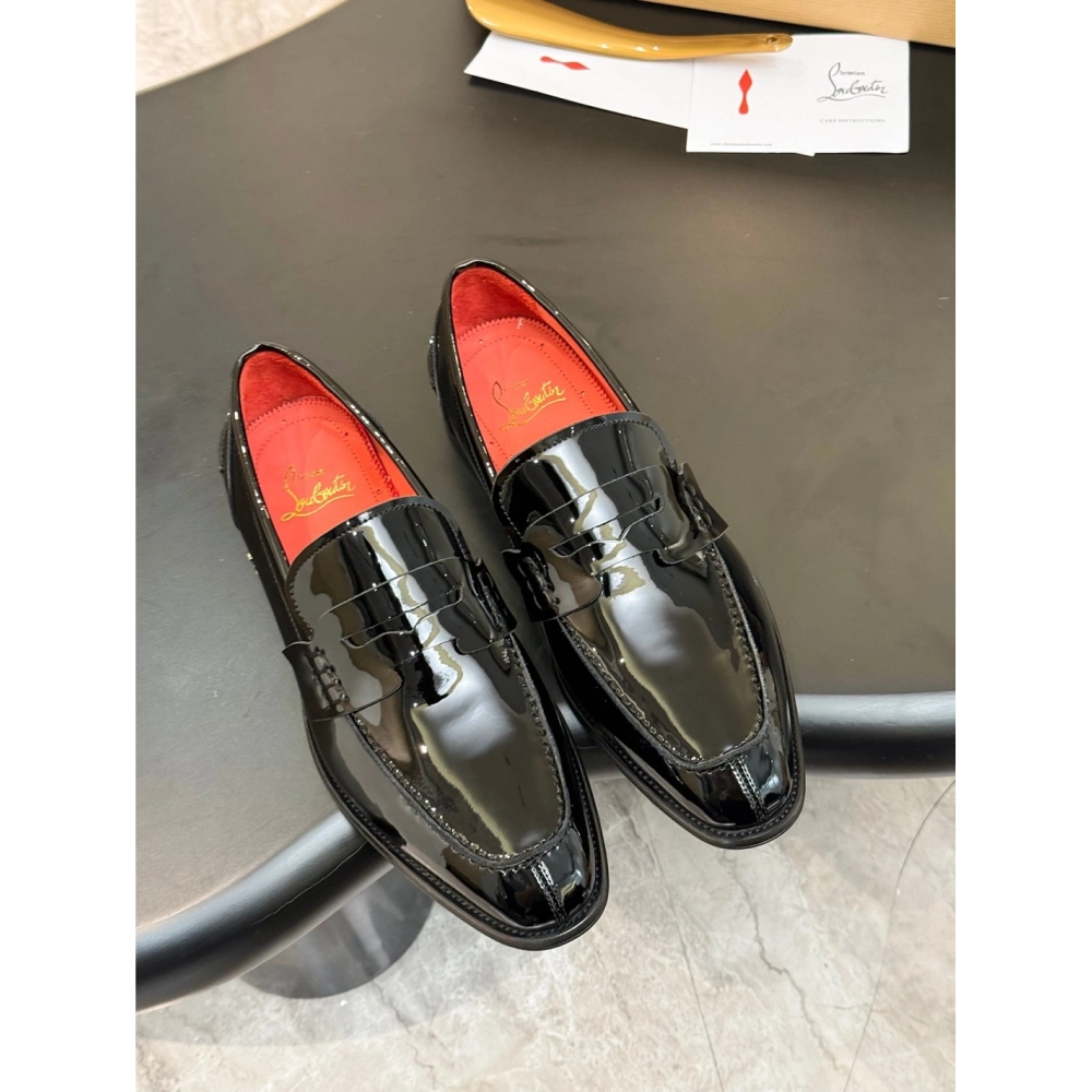 Christian Louboutin leather shoes 090,Oxfords,Christian Louboutin Sneakers,Luxury Shoes