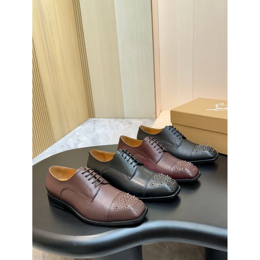 Christian Louboutin leather shoes 098,Oxfords,Christian Louboutin Sneakers,Luxury Shoes