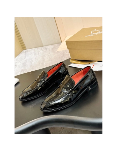 Christian Louboutin leather shoes 090,Oxfords,Christian Louboutin Sneakers,Luxury Shoes