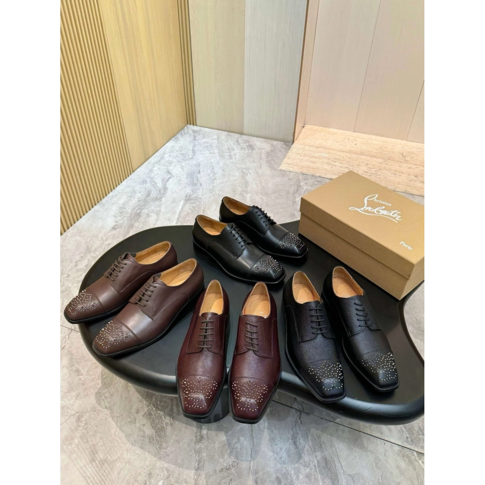 Christian Louboutin leather shoes 098,Oxfords,Christian Louboutin Sneakers,Luxury Shoes