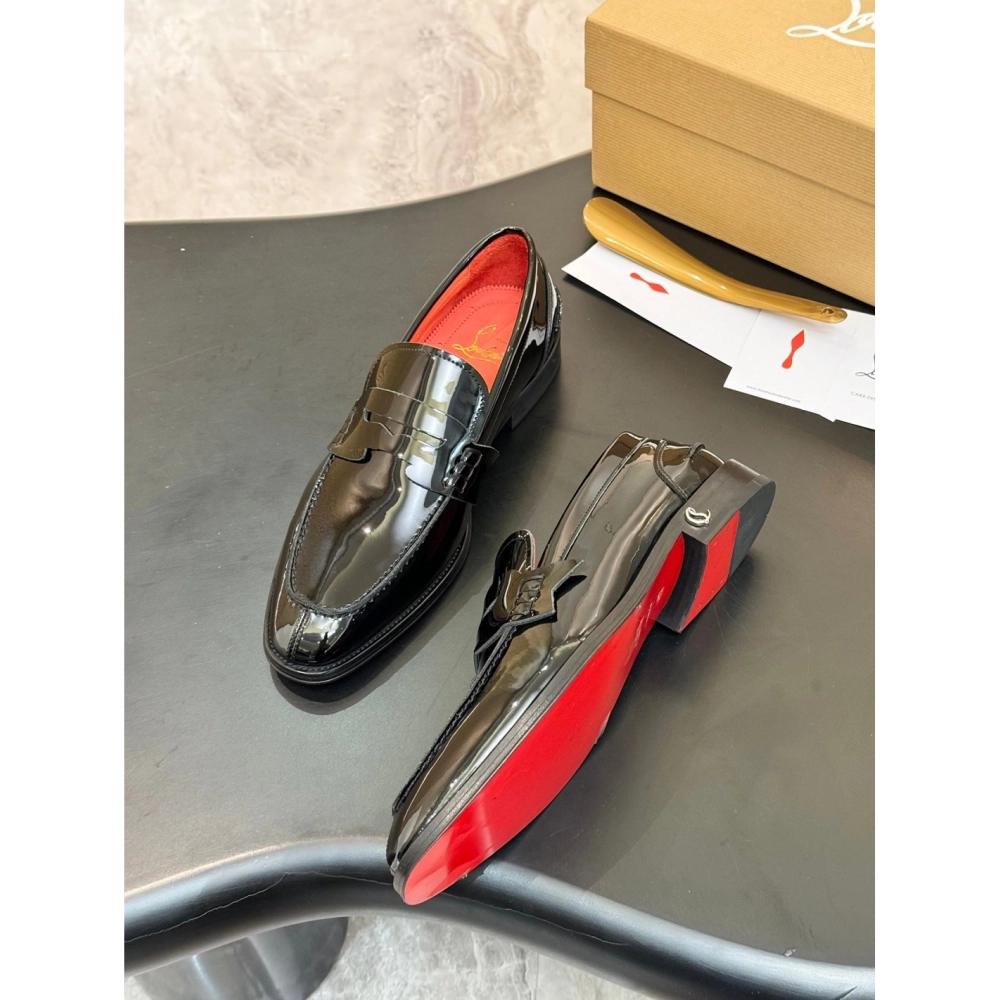 Christian Louboutin leather shoes 090,Oxfords,Christian Louboutin Sneakers,Luxury Shoes