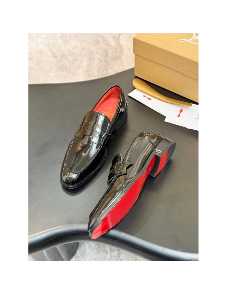 Christian Louboutin leather shoes 090,Oxfords,Christian Louboutin Sneakers,Luxury Shoes