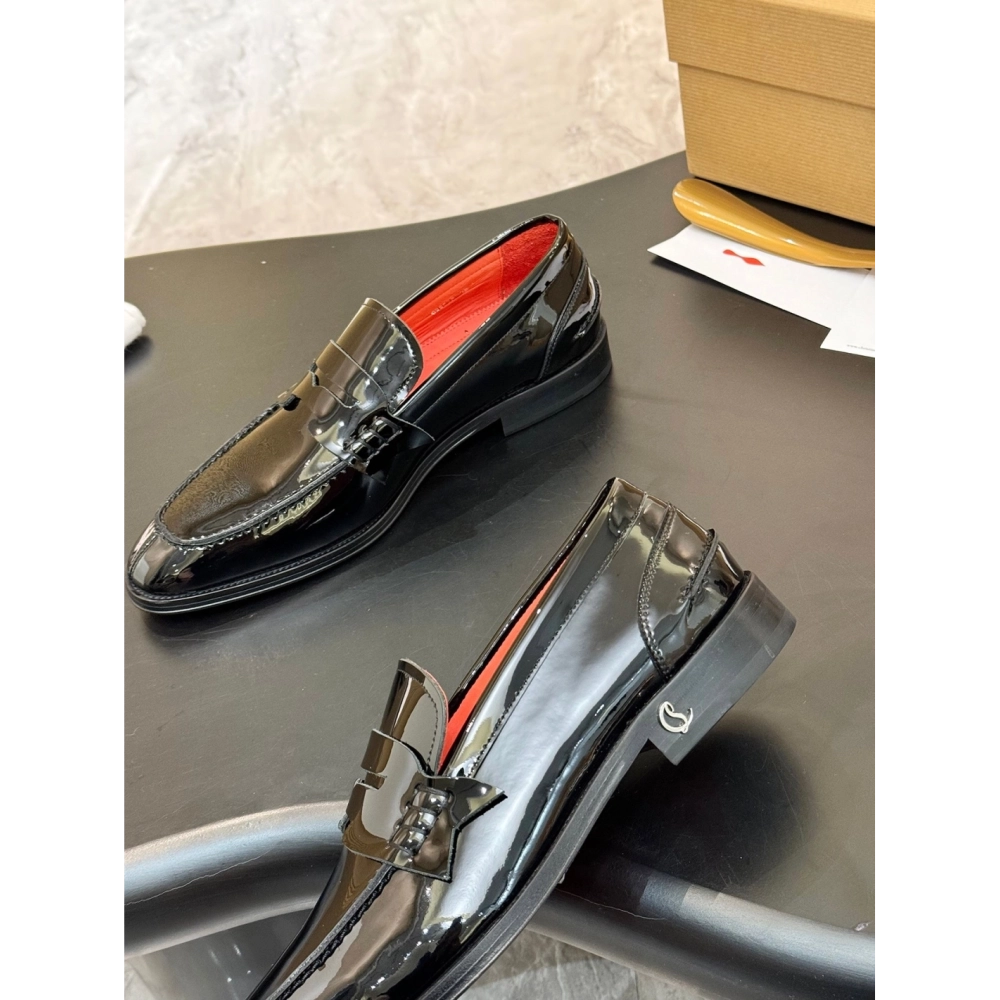 Christian Louboutin leather shoes 090,Oxfords,Christian Louboutin Sneakers,Luxury Shoes