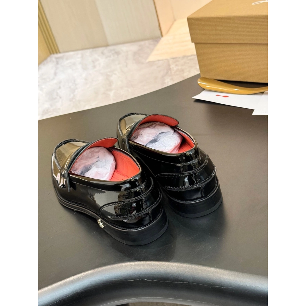 Christian Louboutin leather shoes 090,Oxfords,Christian Louboutin Sneakers,Luxury Shoes