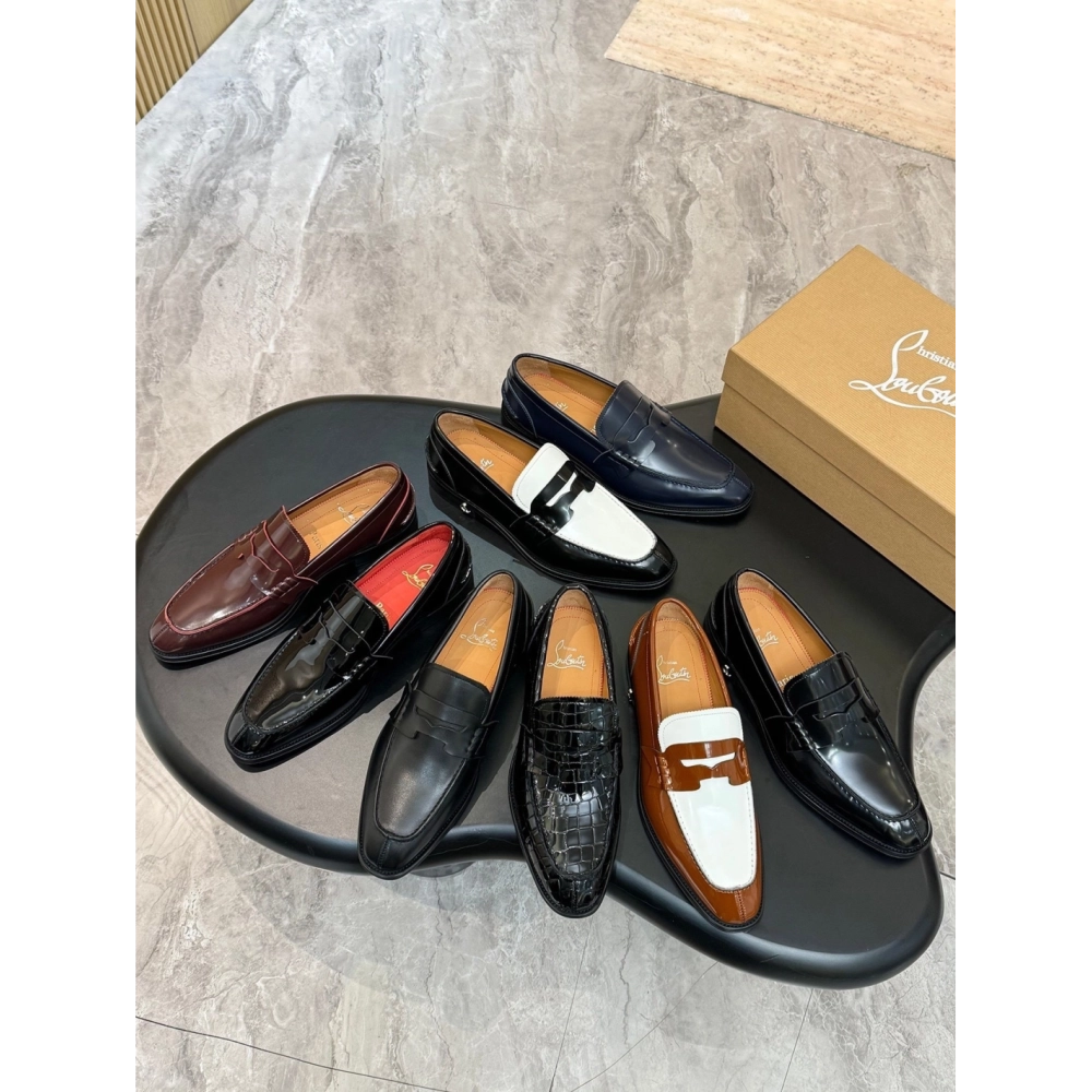 Christian Louboutin leather shoes 090,Oxfords,Christian Louboutin Sneakers,Luxury Shoes