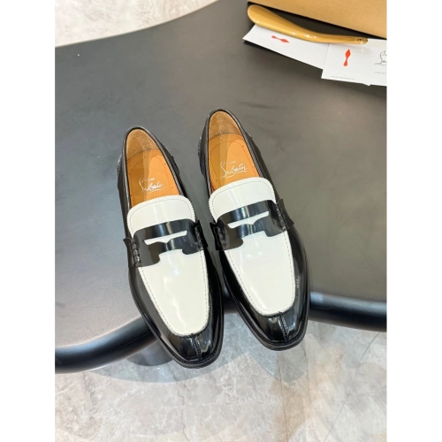 Christian Louboutin leather shoes 091,Oxfords,Christian Louboutin Sneakers,Luxury Shoes