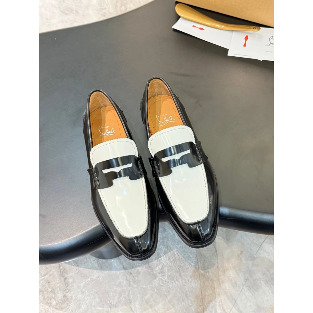 Christian Louboutin leather shoes 091,Oxfords,Christian Louboutin Sneakers,Luxury Shoes