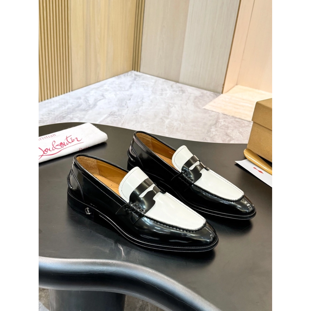 Christian Louboutin leather shoes 091,Oxfords,Christian Louboutin Sneakers,Luxury Shoes