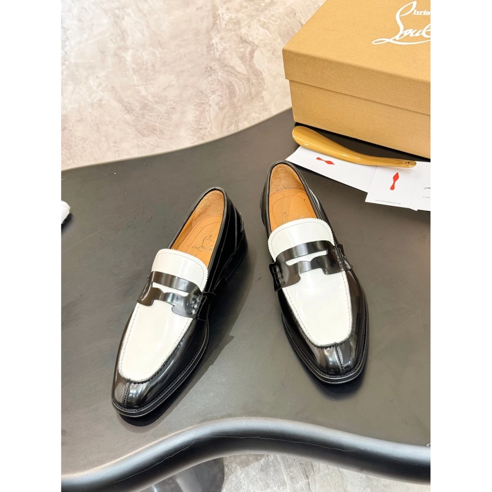 Christian Louboutin leather shoes 091,Oxfords,Christian Louboutin Sneakers,Luxury Shoes