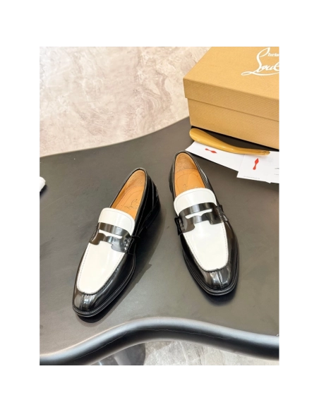 Christian Louboutin leather shoes 091,Oxfords,Christian Louboutin Sneakers,Luxury Shoes