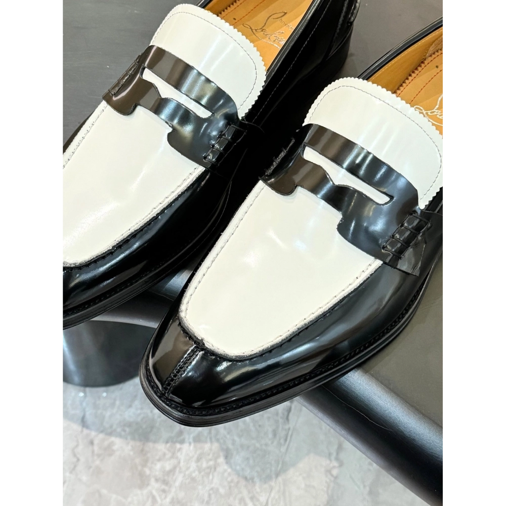 Christian Louboutin leather shoes 091,Oxfords,Christian Louboutin Sneakers,Luxury Shoes