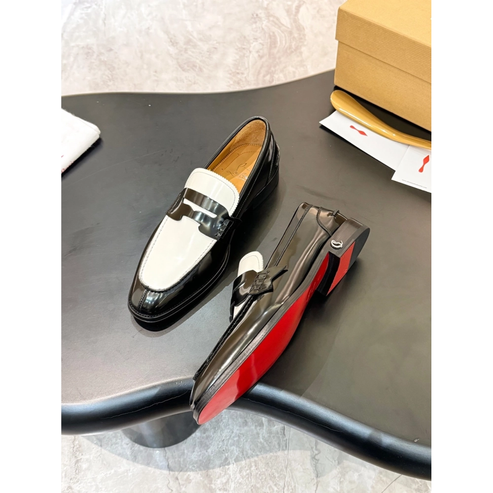 Christian Louboutin leather shoes 091,Oxfords,Christian Louboutin Sneakers,Luxury Shoes