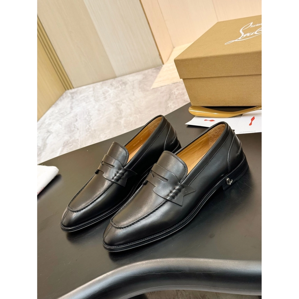 Christian Louboutin leather shoes 092,Oxfords,Christian Louboutin Sneakers,Luxury Shoes