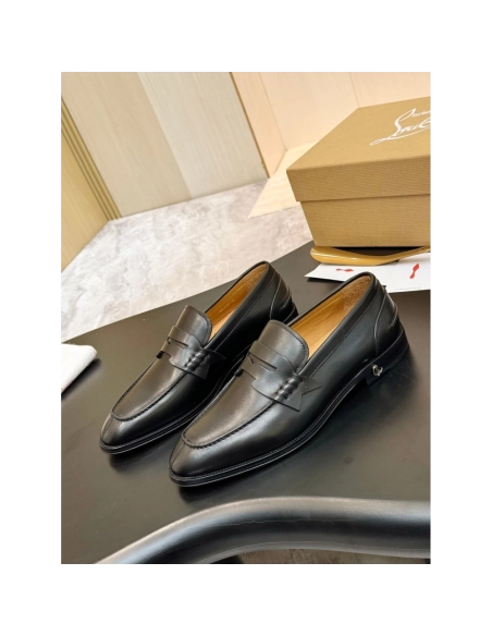 Christian Louboutin leather shoes 092,Oxfords,Christian Louboutin Sneakers,Luxury Shoes