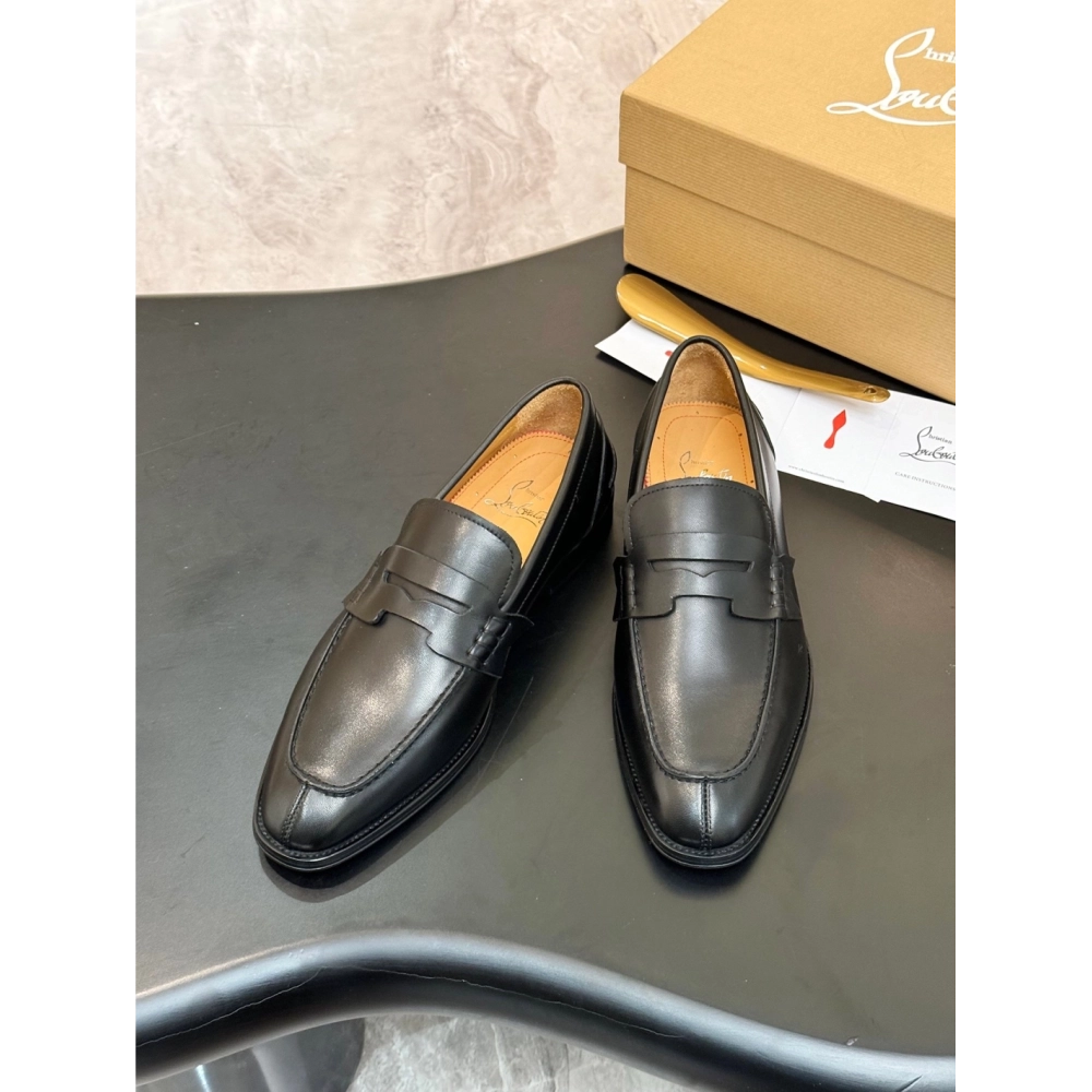 Christian Louboutin leather shoes 092,Oxfords,Christian Louboutin Sneakers,Luxury Shoes