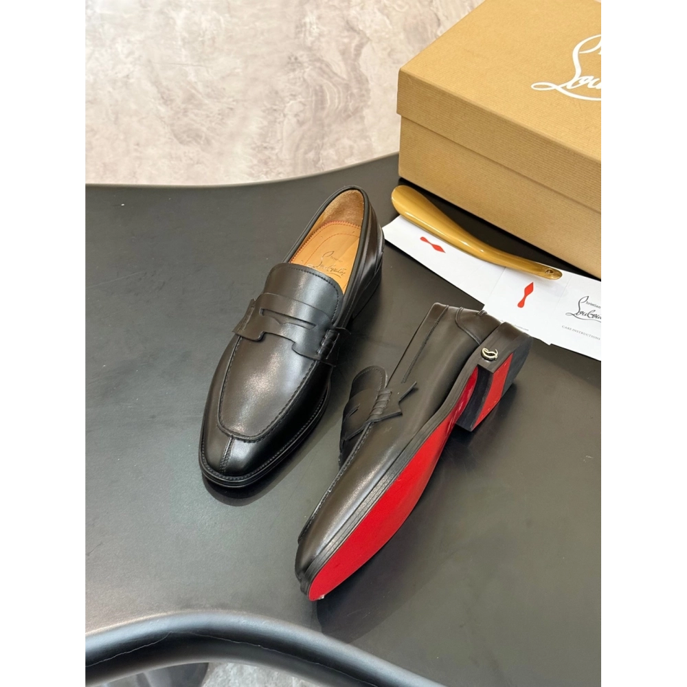 Christian Louboutin leather shoes 092,Oxfords,Christian Louboutin Sneakers,Luxury Shoes