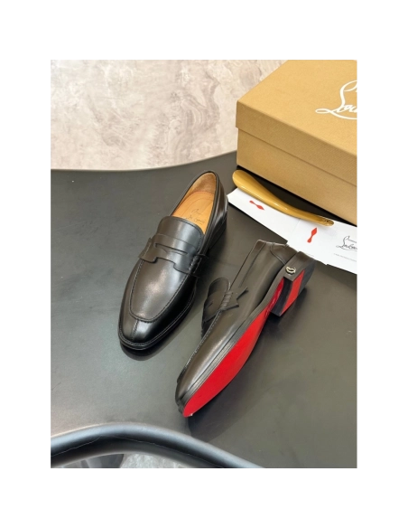 Christian Louboutin leather shoes 092,Oxfords,Christian Louboutin Sneakers,Luxury Shoes