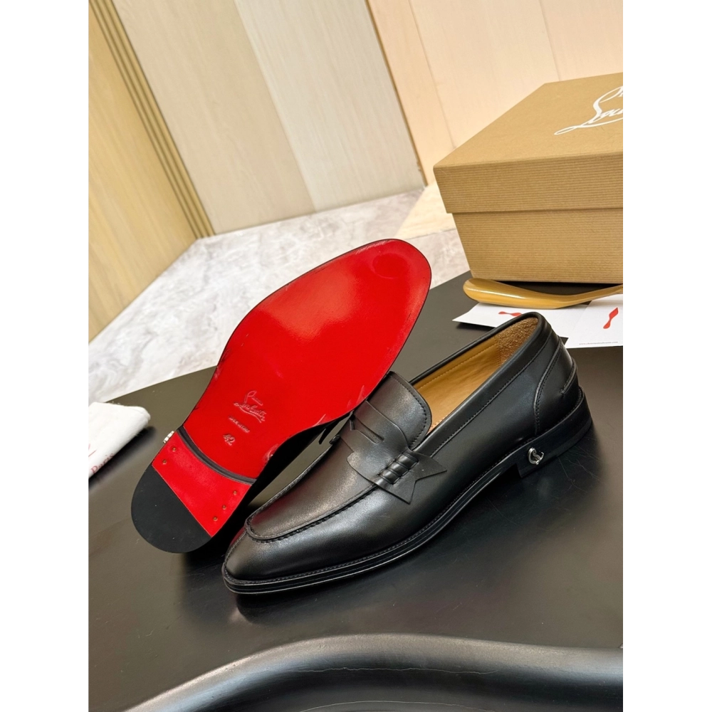 Christian Louboutin leather shoes 092,Oxfords,Christian Louboutin Sneakers,Luxury Shoes