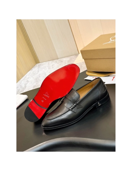 Christian Louboutin leather shoes 092,Oxfords,Christian Louboutin Sneakers,Luxury Shoes