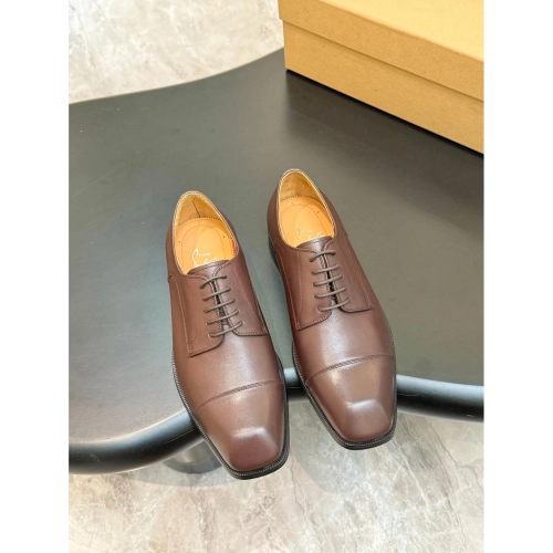 Christian Louboutin leather shoes 099,Oxfords,Christian Louboutin Sneakers,Luxury Shoes