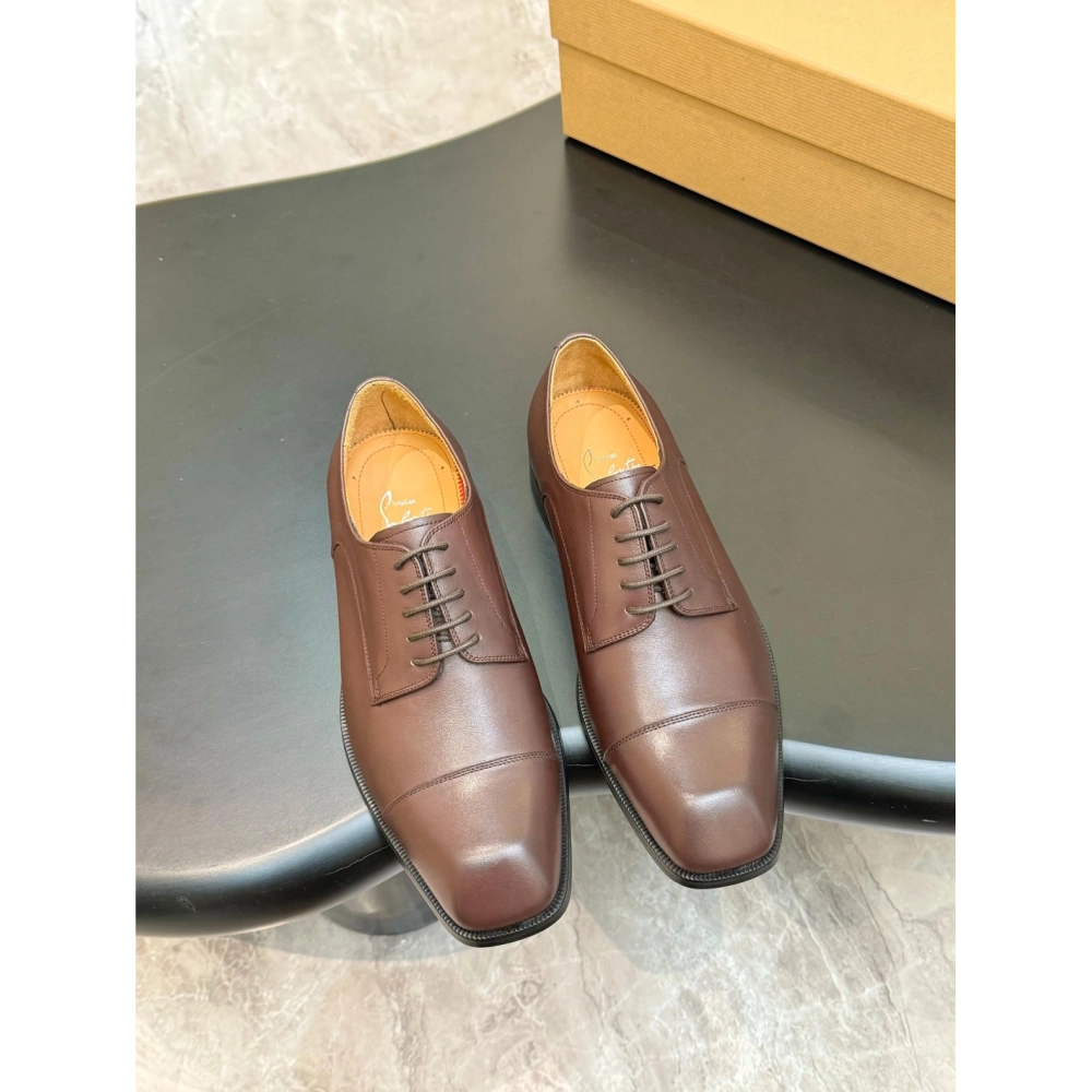 Christian Louboutin leather shoes 099,Oxfords,Christian Louboutin Sneakers,Luxury Shoes