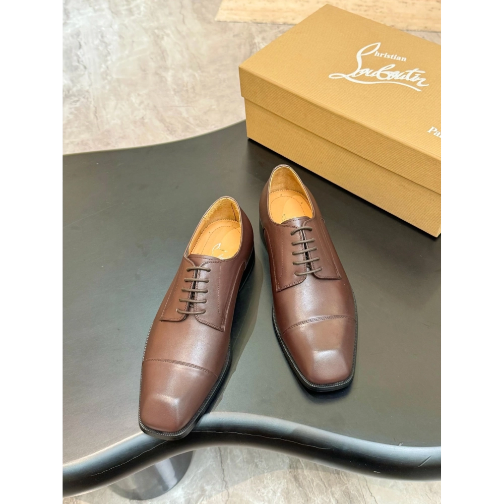 Christian Louboutin leather shoes 099,Oxfords,Christian Louboutin Sneakers,Luxury Shoes