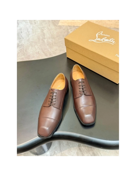 Christian Louboutin leather shoes 099,Oxfords,Christian Louboutin Sneakers,Luxury Shoes