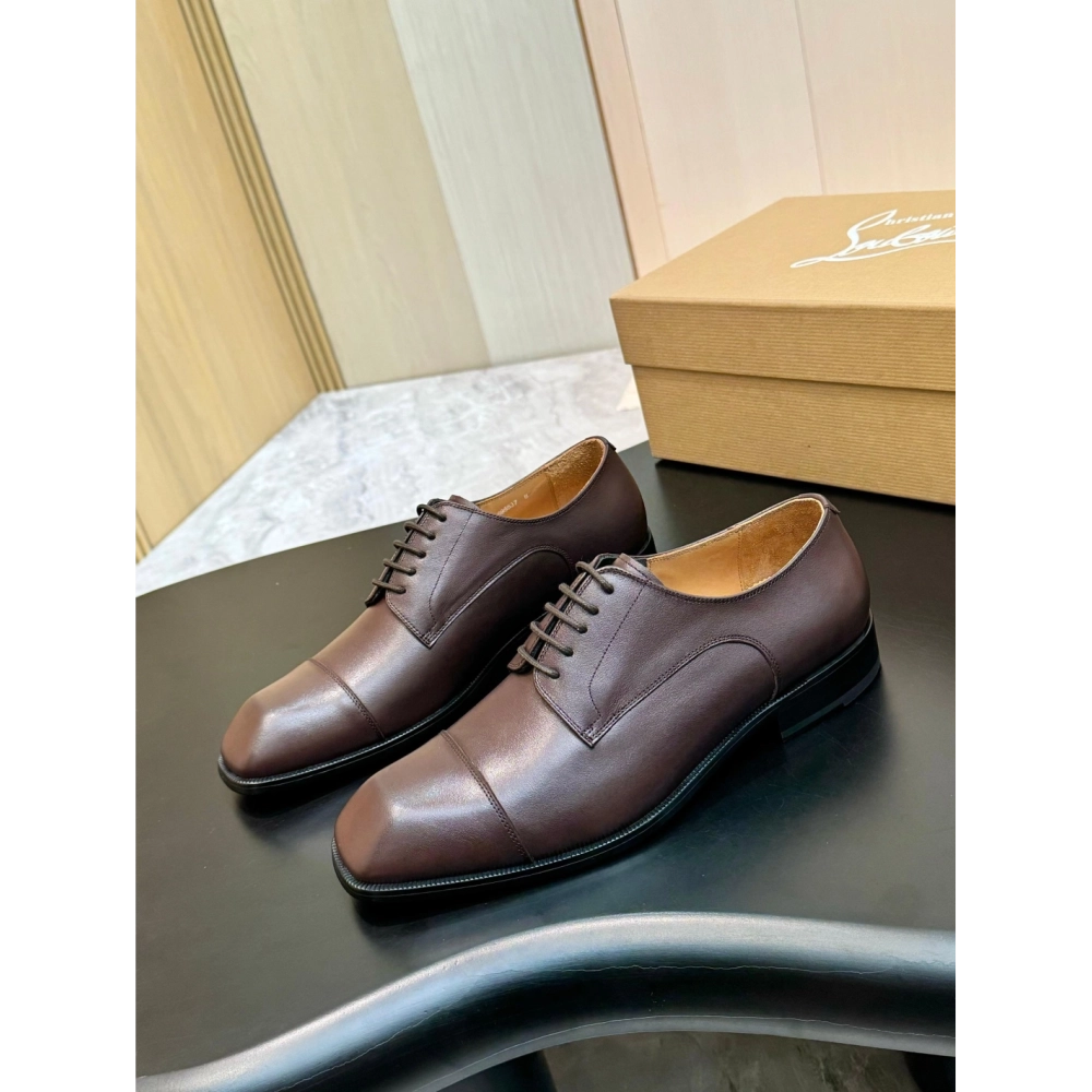 Christian Louboutin leather shoes 099,Oxfords,Christian Louboutin Sneakers,Luxury Shoes