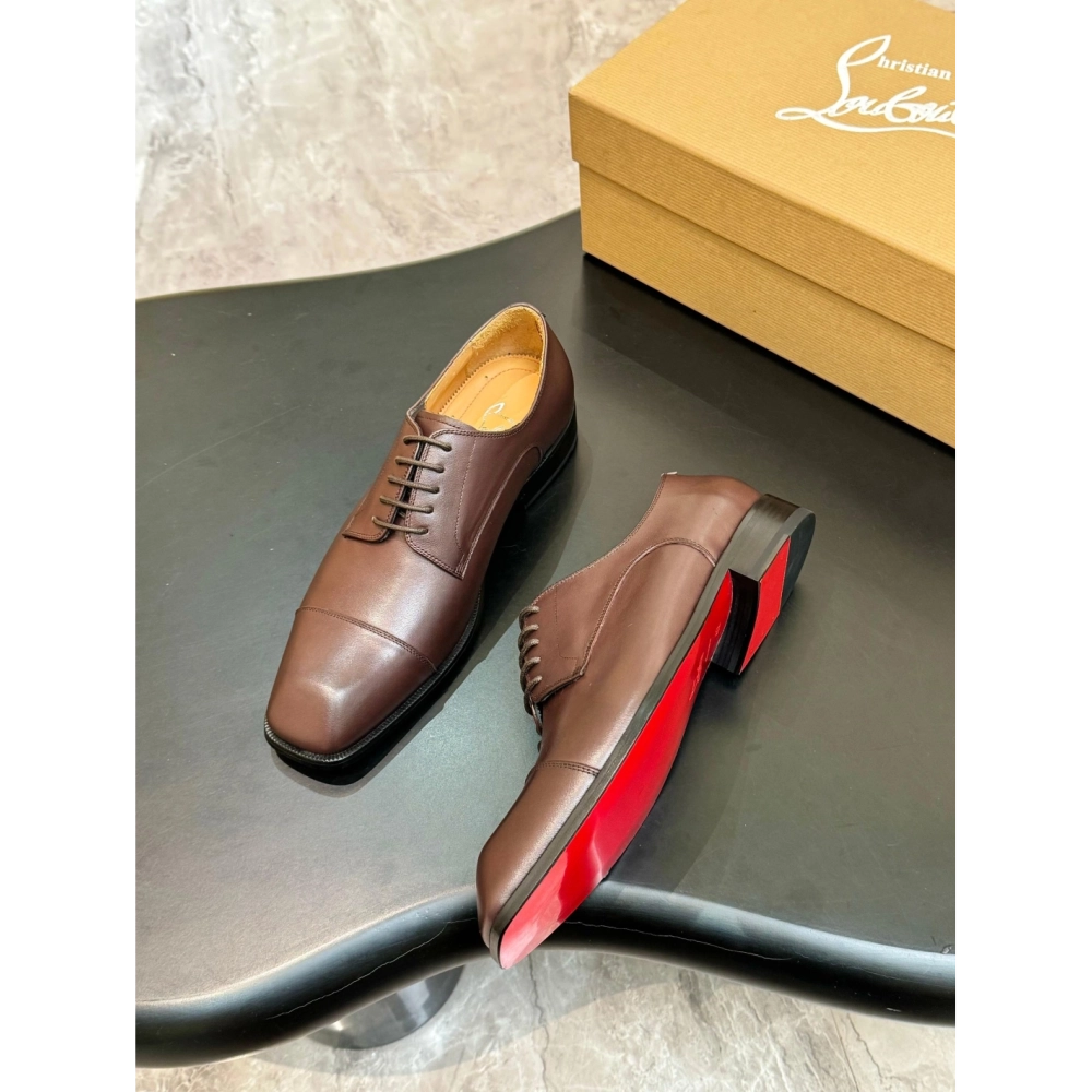 Christian Louboutin leather shoes 099,Oxfords,Christian Louboutin Sneakers,Luxury Shoes