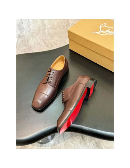 Christian Louboutin leather shoes 099,Oxfords,Christian Louboutin Sneakers,Luxury Shoes