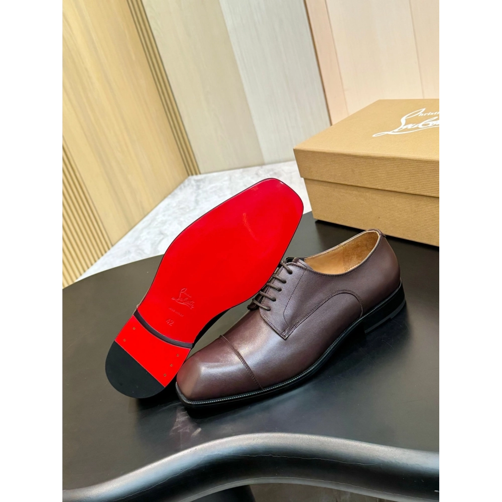 Christian Louboutin leather shoes 099,Oxfords,Christian Louboutin Sneakers,Luxury Shoes