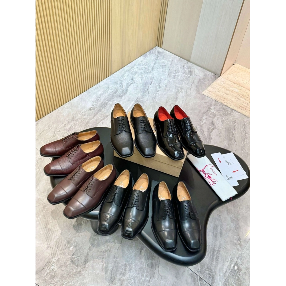 Christian Louboutin leather shoes 099,Oxfords,Christian Louboutin Sneakers,Luxury Shoes