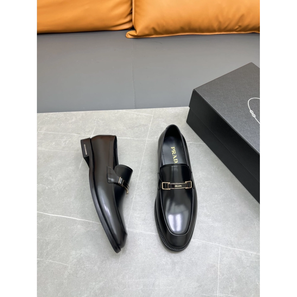 Prada leather shoes 001,PRADA SNEAKERS,Luxury Shoes