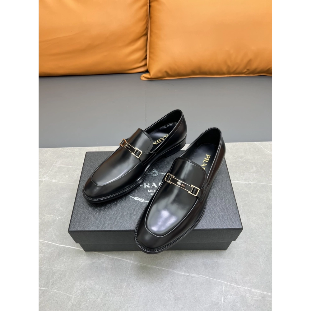 Prada leather shoes 001,PRADA SNEAKERS,Luxury Shoes
