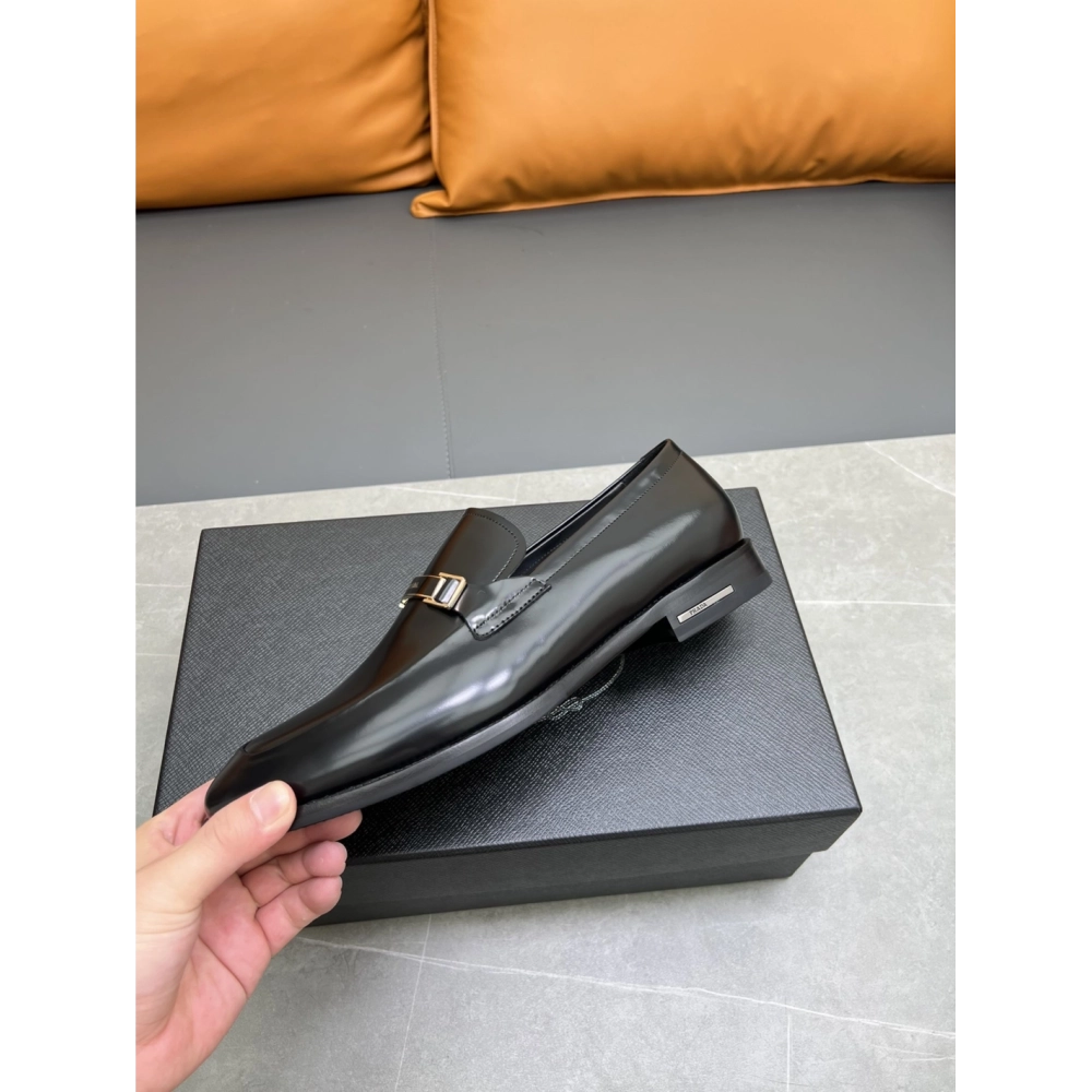 Prada leather shoes 001,PRADA SNEAKERS,Luxury Shoes