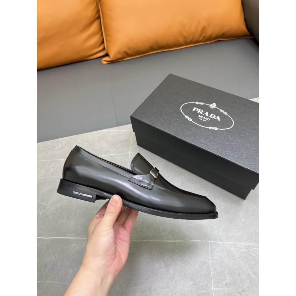 Prada leather shoes 001,PRADA SNEAKERS,Luxury Shoes