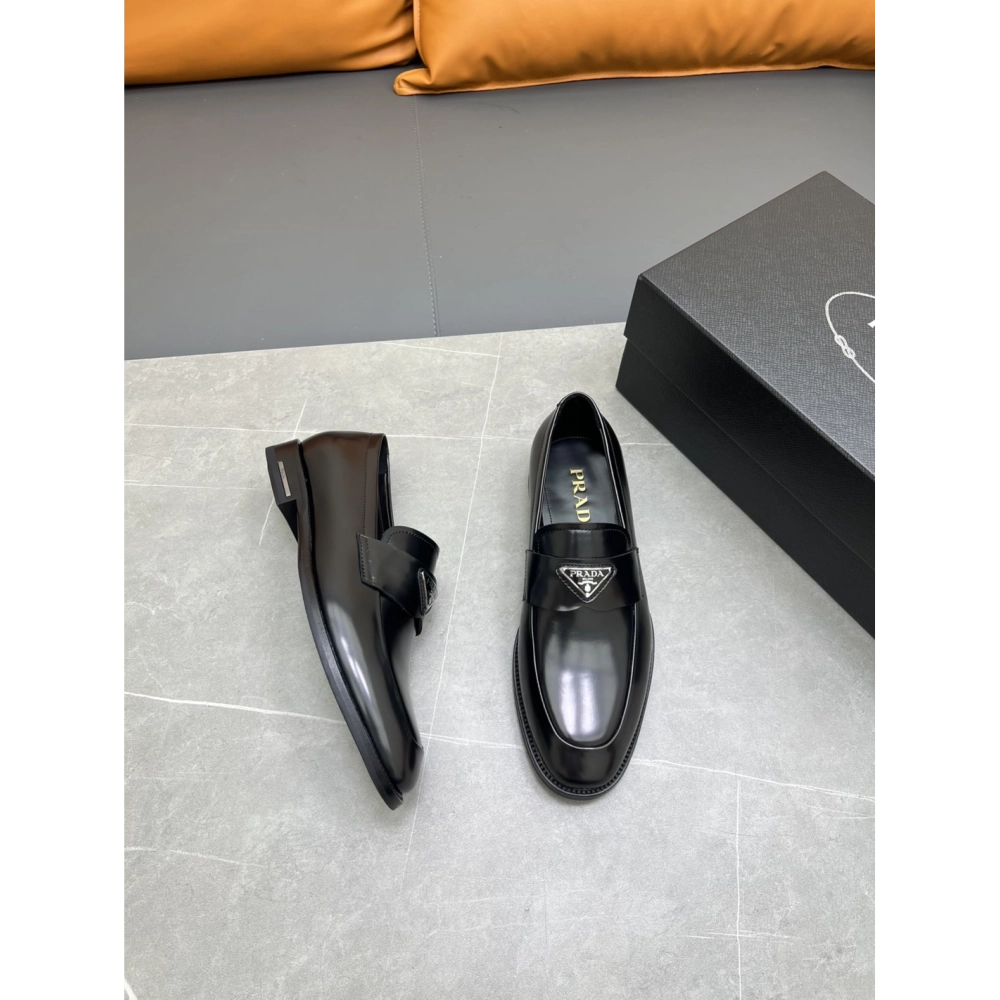 Prada leather shoes 006,PRADA SNEAKERS,Luxury Shoes