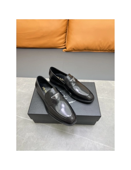 Prada leather shoes 006,PRADA SNEAKERS,Luxury Shoes