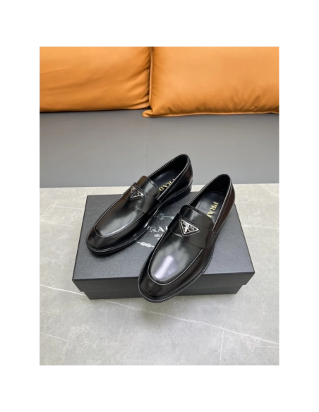 Prada leather shoes 006,PRADA SNEAKERS,Luxury Shoes