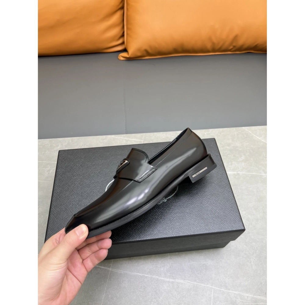 Prada leather shoes 006,PRADA SNEAKERS,Luxury Shoes