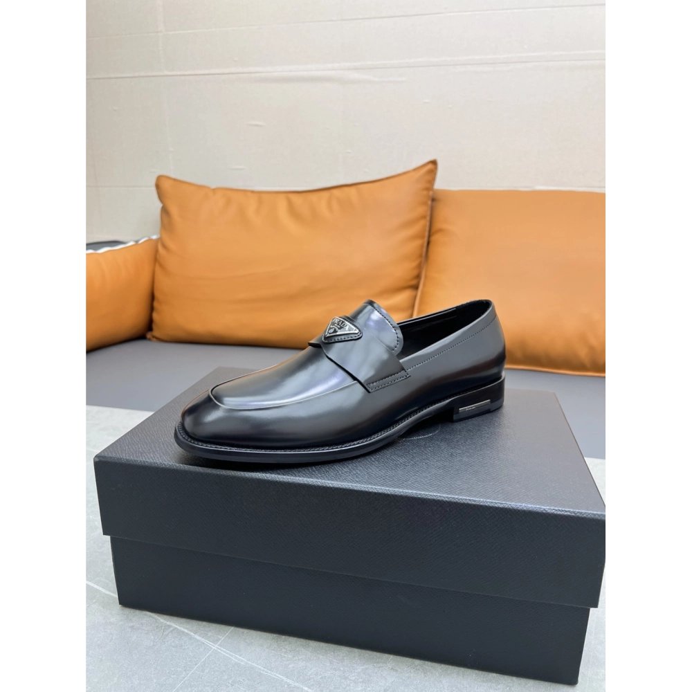 Prada leather shoes 006,PRADA SNEAKERS,Luxury Shoes