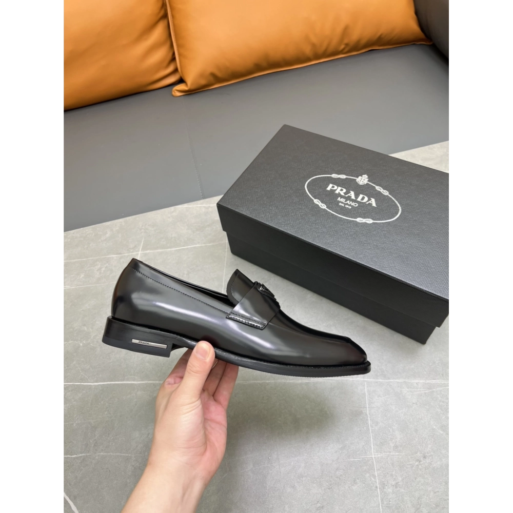 Prada leather shoes 006,PRADA SNEAKERS,Luxury Shoes