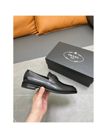 Prada leather shoes 006,PRADA SNEAKERS,Luxury Shoes