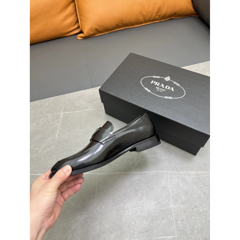 Prada leather shoes 006,PRADA SNEAKERS,Luxury Shoes